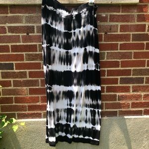 Tie dye maxi skirt